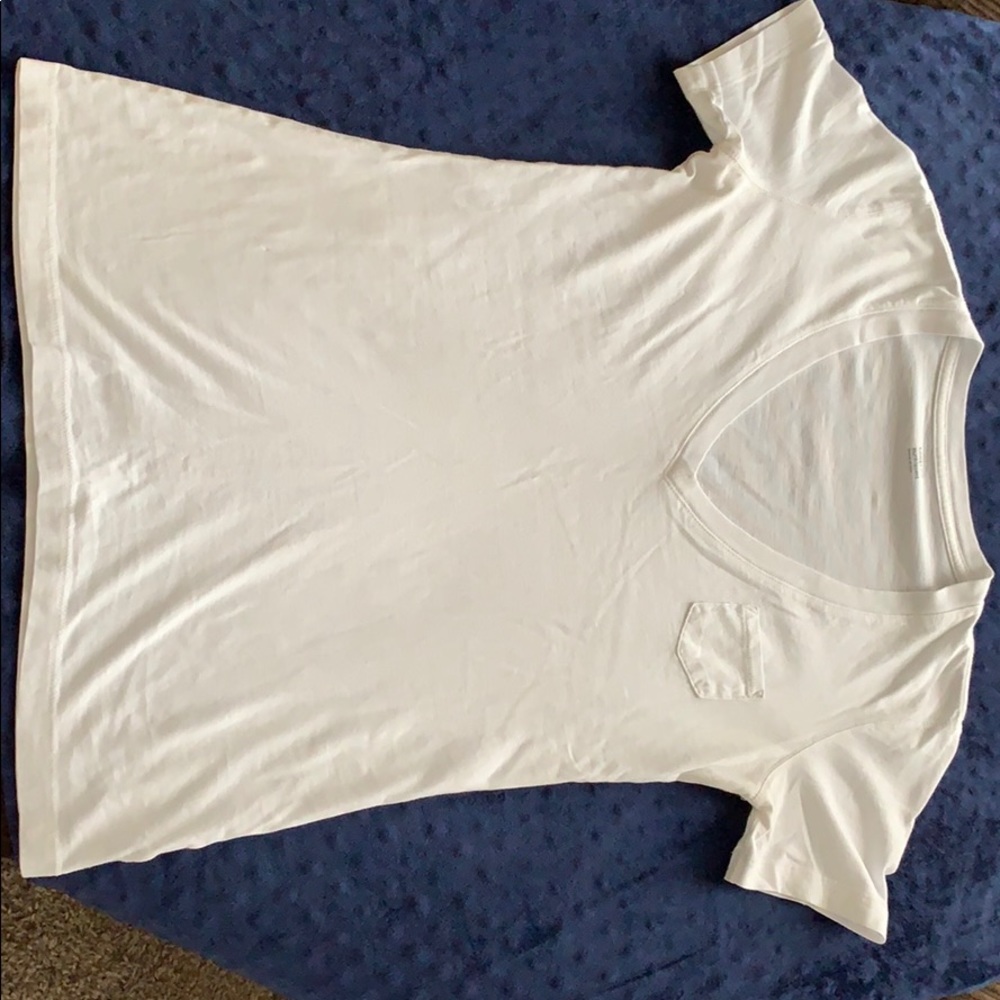 White Gap, XS  sunkissed, V- neck, t-shirt